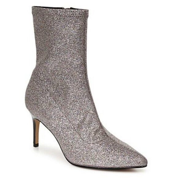 Glitter Sock Boots Size 10M Mix No. 6 CADAORIA 3" Heel - Picture 7 of 11